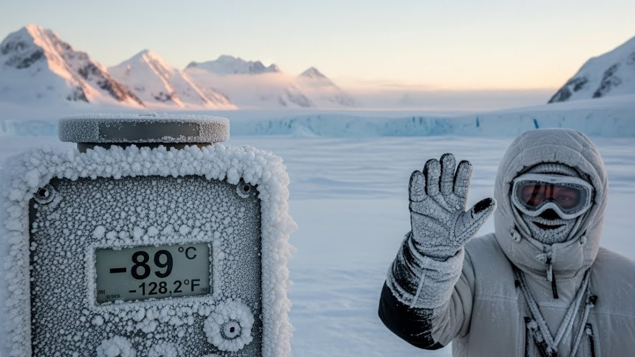 Самая низкая зарегистрированная температура на Земле достигла 89 градусов в Антарктиде, кожа чело...