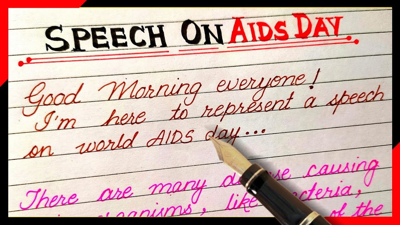 Best speech on aids day in english Short speech on aids day in