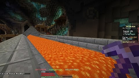 *Lava Springs - Location* Dwarven Mines - Skyblock Hypixel - Minecraft