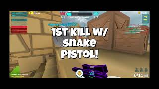 Buying the Snake Pistol + new technique + 1st kill