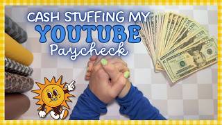 Cash Stuffing my YOUTUBE PAYCHECK!!! *Cash Envelope System*