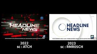 Comparison OBB Headline News MetroTV (2022 x 2023)