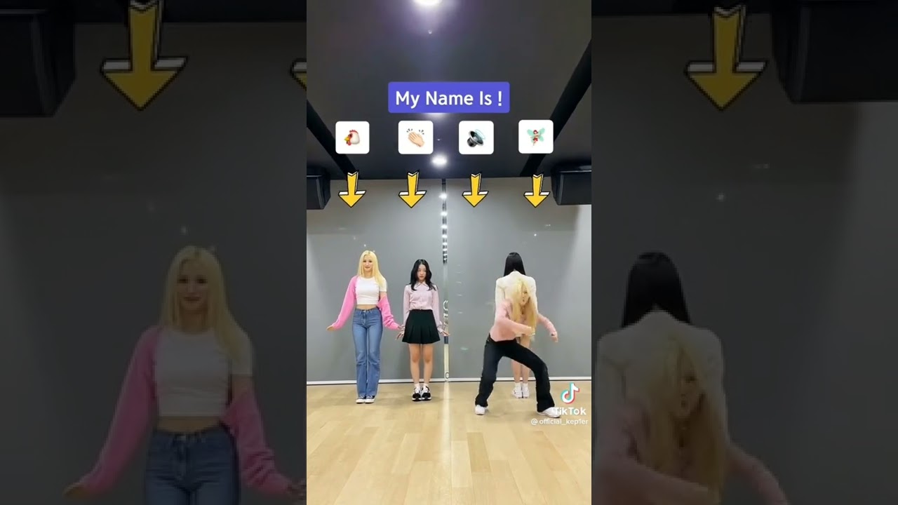 KEP1ER DOING THE "MY NAME IS" IN A MESS