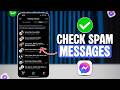 Facebook Messenger Android - Find Spam Messages in 30 Seconds!