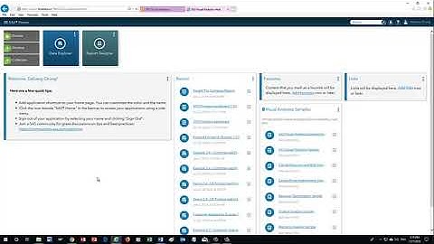 Accessing the SAS Visual Analytics