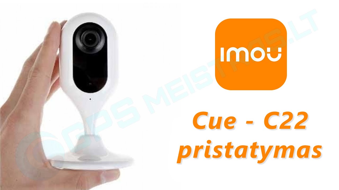 Wi-Fi buitinė, kompaktiška kamera su mikrofonu ir garsiakalbiu