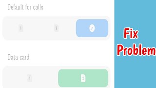 Fix Swapped Default for calls problem | Sim Card Call Change nahi hota | Not Click Calls Settings