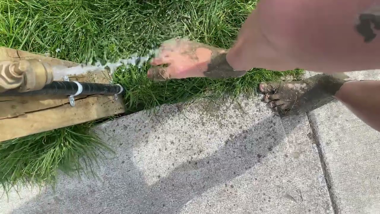 How I clean my feet after barefoot in mud