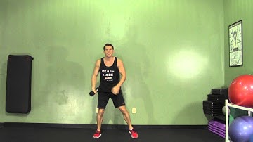 Dumbbell Sumo Squat + Twist - HASfit Cardio Exercises - Cardiovascular Aerobic Exercise