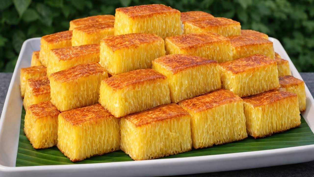 CAMPURKAN SANTAN DAN TEPUNG TAPIOKA HASILNYA AKAN JADI KUE BIKA AMBON YANG SANGAT ENAK‼️