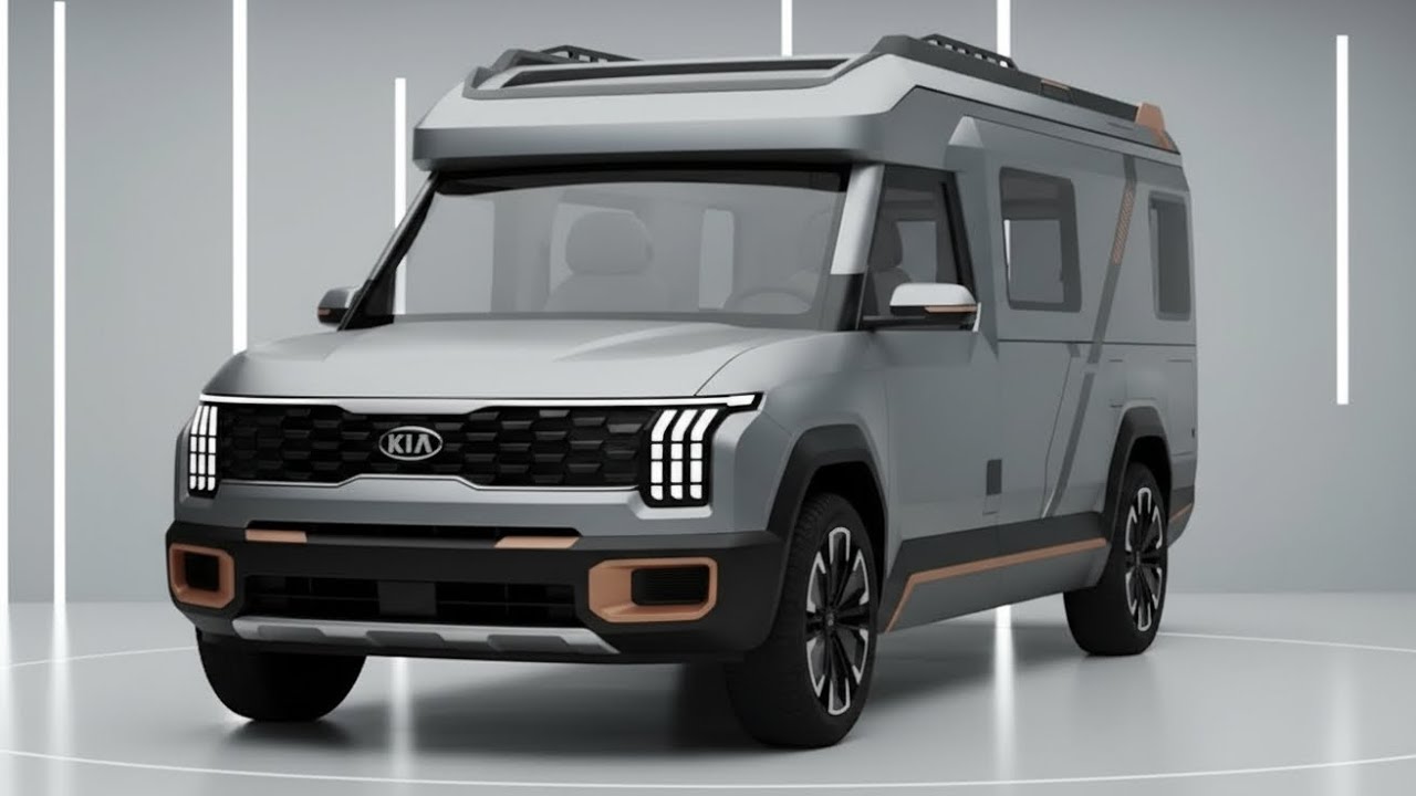 2026 기아 캠퍼밴 공개 🚐 시장을 뒤흔든 미래형 이동식 럭셔리 홈