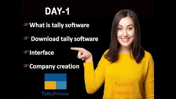 tally prime introduction| #Day 1| Hindi | fastech computer|