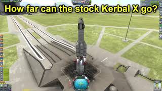 Stock Kerbal X to Pol and Bop - No refuelling or modification