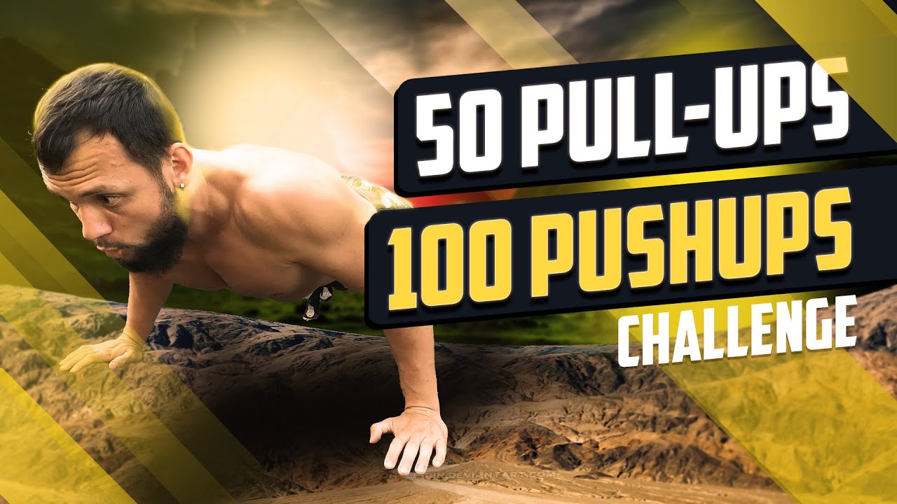 50 Pull Ups and 100 Push Ups in Under 5 Minutes CHALLENGE - YouTube