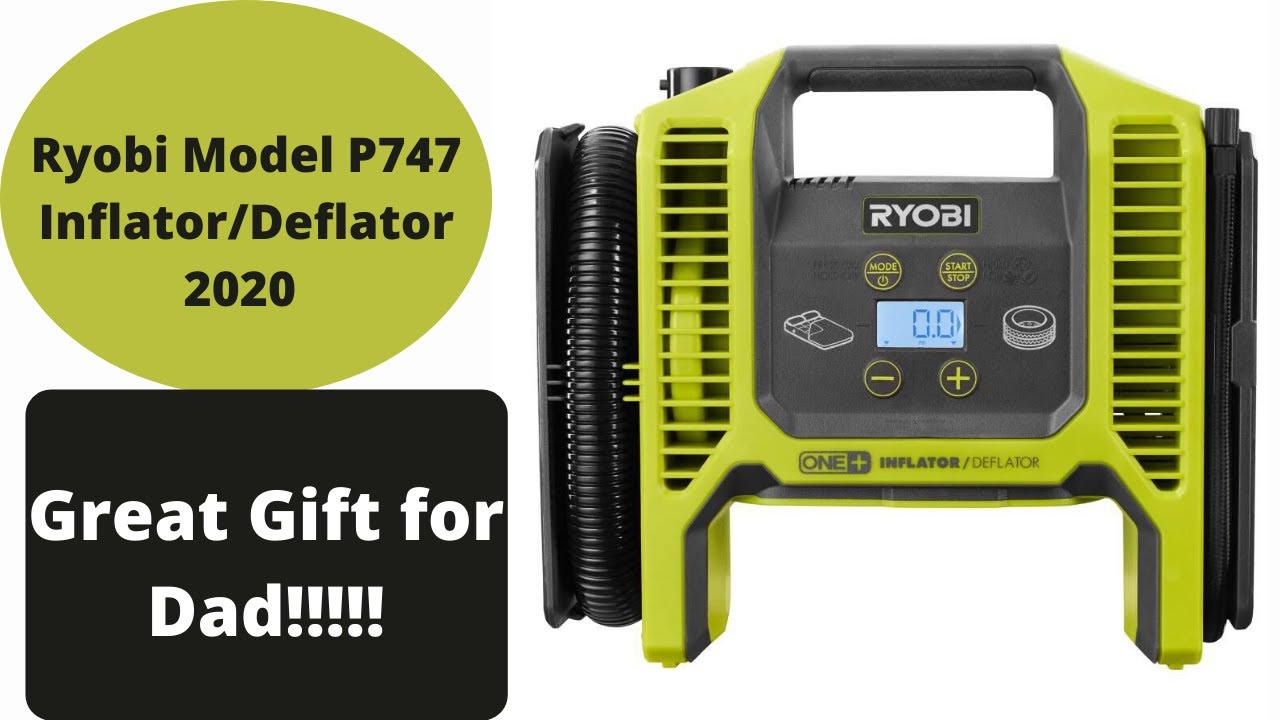 The Ryobi Model P747 Inflator and Deflator Review - YouTube