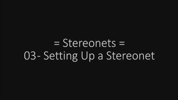 Stereonets 03 Setting Up the Stereonet