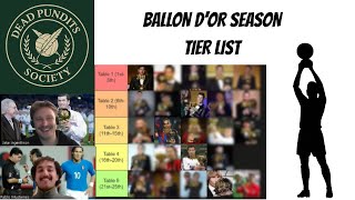 Ranking the GREATEST Ballon D'Or Seasons (Tier List) | Dead Pundits Society #12