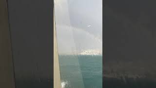 İstanbulda Yağmur Yağarken Deniz Ve Göz Kuşağı