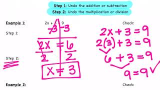 Lesson 6-4 Two Step Equations Notes