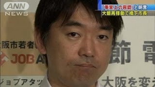 「事実上容認する」と明言　大飯再稼働で橋下市長（12/05/31）