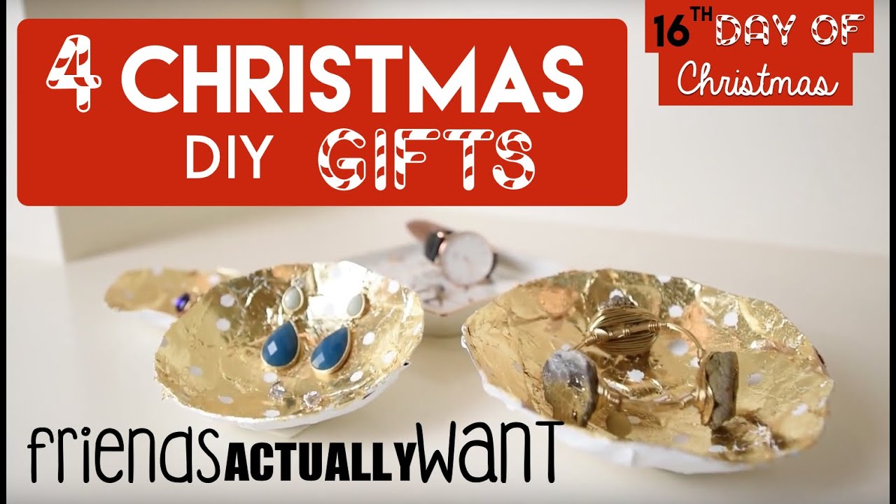 4 DIY Christmas Gifts Your Friends ACTUALLY Want! | 16th Day of