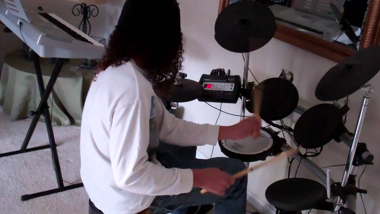 Techno beat on Electric drum set YouTube