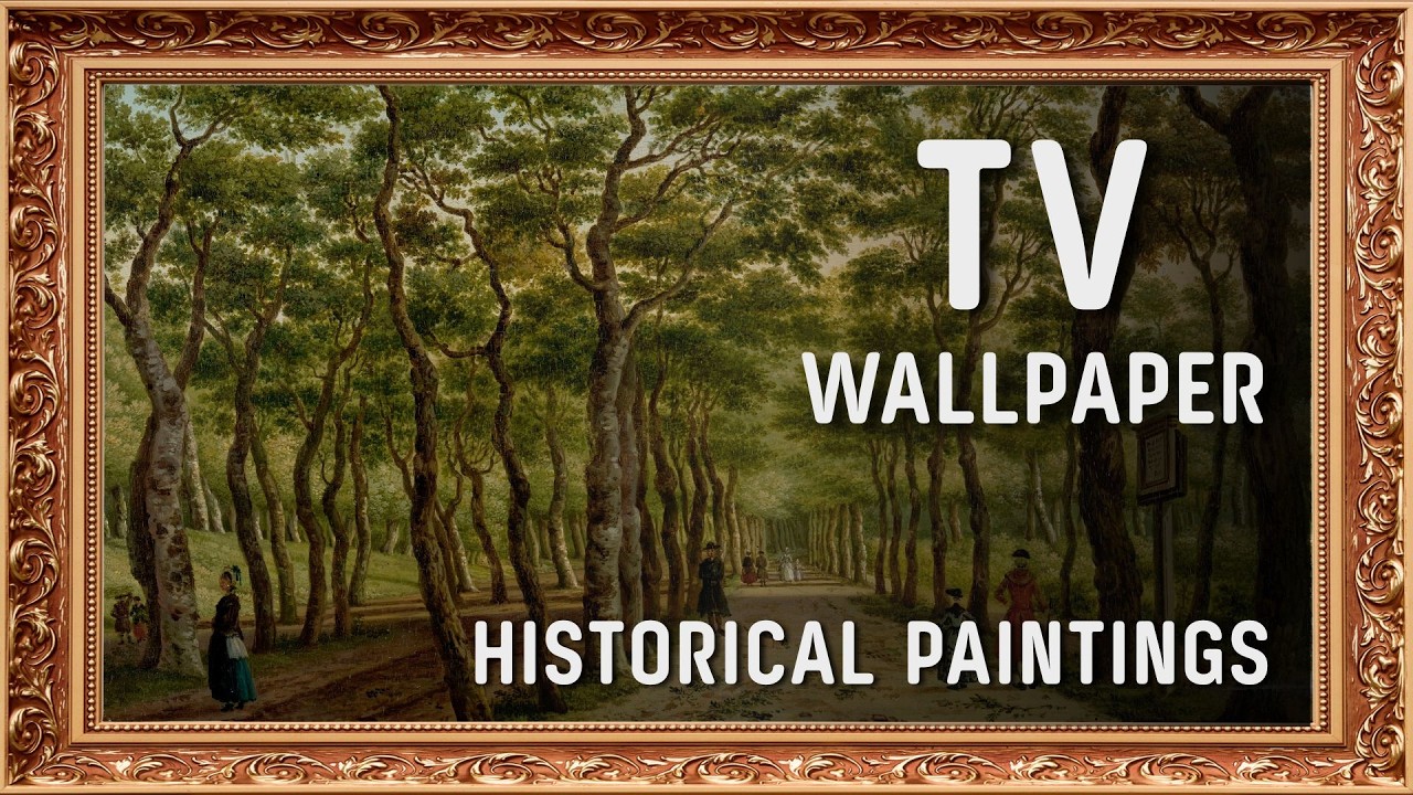 Haagse Bos Path | Calm 18th-Century Forest Art for TV