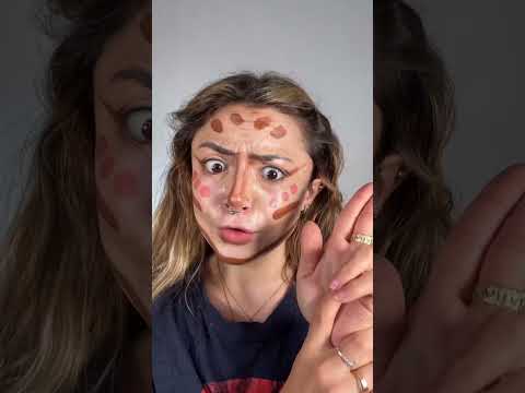 MAQUILLAJE y CONTOUR fácil y rápido para transición resultados|| Trisayla #makeup #makeuptips