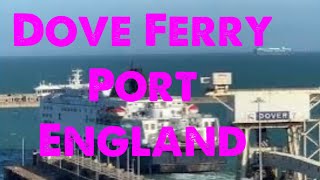 The Port of Dover - cross-channel ferry, cruise terminal and maritime cargo Dover, Kent, England