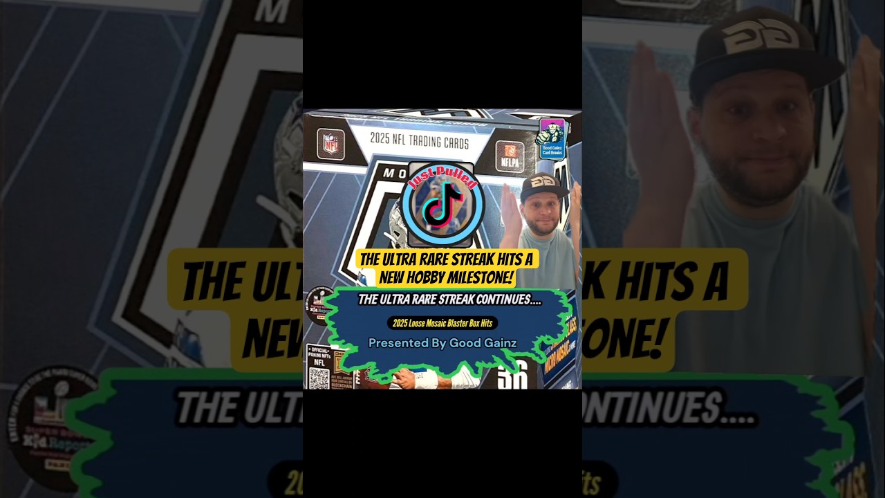 Ultra Rare Hit Streak Milestone Achieved By The First Collector of The Night🤯#sportscards #trending