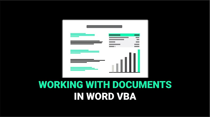 How to Work With Documents in Word VBA