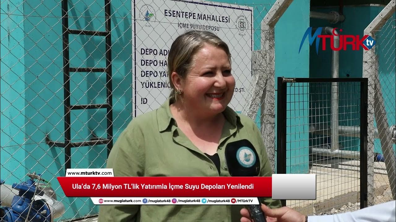 Ula’da 7,6 Milyon TL’lik Yatırımla İçme Suyu Depoları Yenilendi