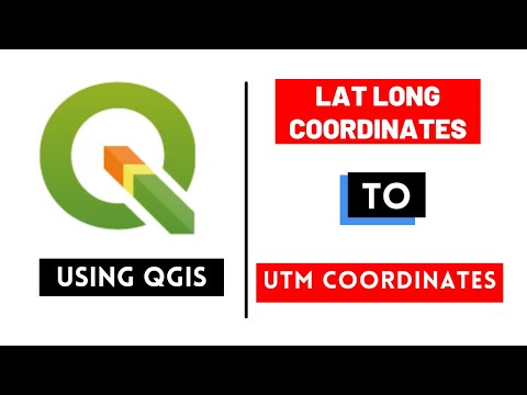 QGIS Tutorial - How to convert Latitude Longitude Coordinates to UTM | Easy Way - 2021