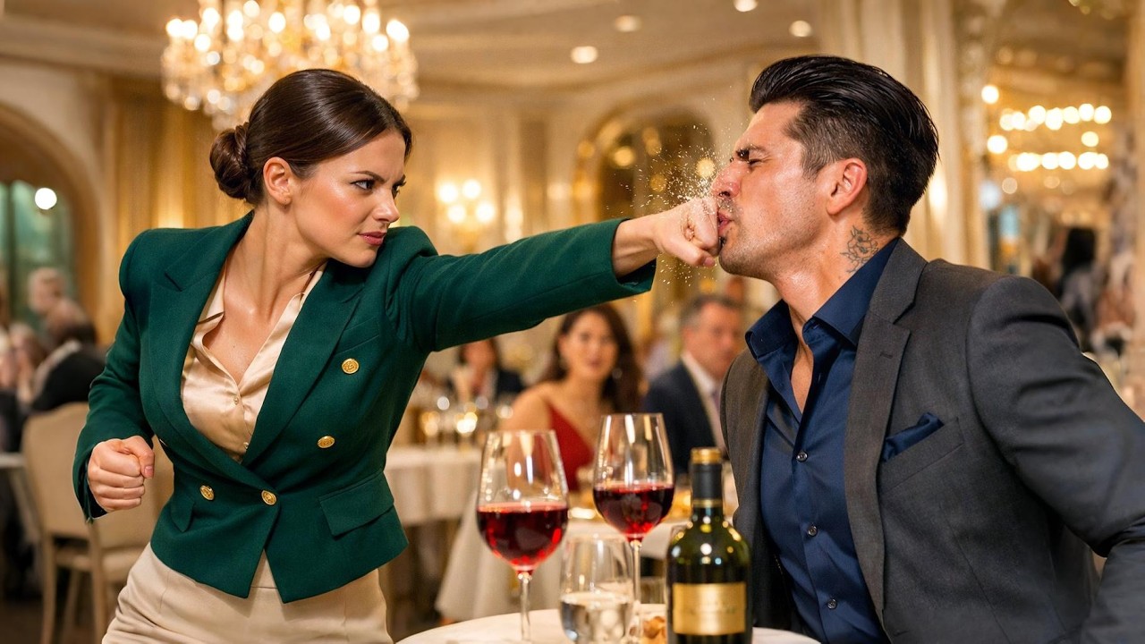 El mafioso abofeteó a la mesera tímida — ella le devolvió el golpe con un puñetazo