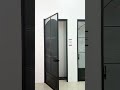 High-grade black aluminum alloy door. #door #aluminumdoors #window #goodquality