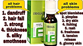 Modicare essensual tea tree oil / benefits/ hair & skin problems/ jyoti rawat/ rishikesh