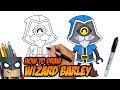 How to Draw Brawl Stars | Wizard Barley | Step-by-Step