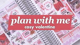 PLAN WITH ME | Cosy Valentine (Plannerface) ❤️ Trying something new!