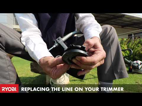 Replacing the line on your line/grass trimmer.