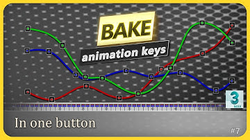 How to bake animation keys in #3dsmax
