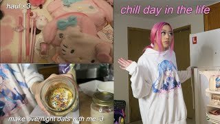 ☆ CHILL DAY WITH ME || haul, overnight oats, life update