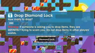 Rip 200 Diamond Locks Shot On Iphone Meme Growtopia