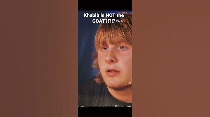 "KHABIB is NOT the GOAT" Paddy Pimblett