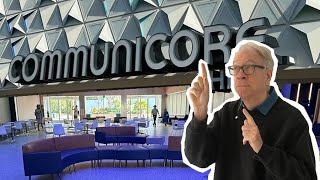 Looking at Communicore Hall in Epcot SD 480p