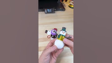 Articulated Snowman Fidget | 3D Printing Ideas