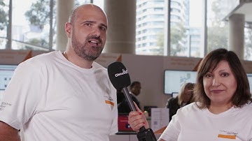 Cisco Live Melbourne interview in the DevNet Zone with Mark Junkovic and Silvia Spiva