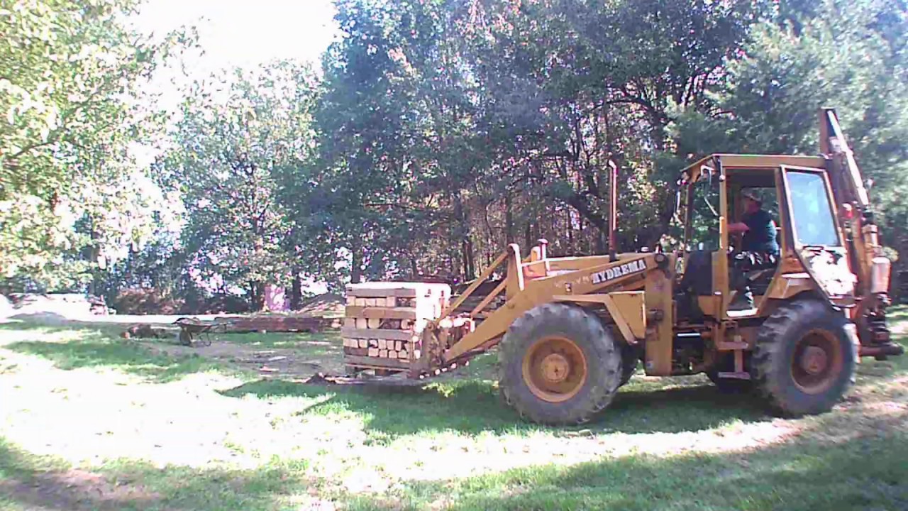 Hydrema 805 Am Holz fahren