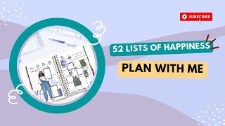 PLAN WITH ME || 52 Lists of Happiness ||