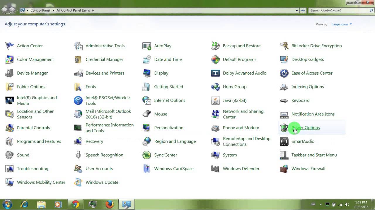 How to close the lid of the laptop and keep running on Windows 7 YouTube