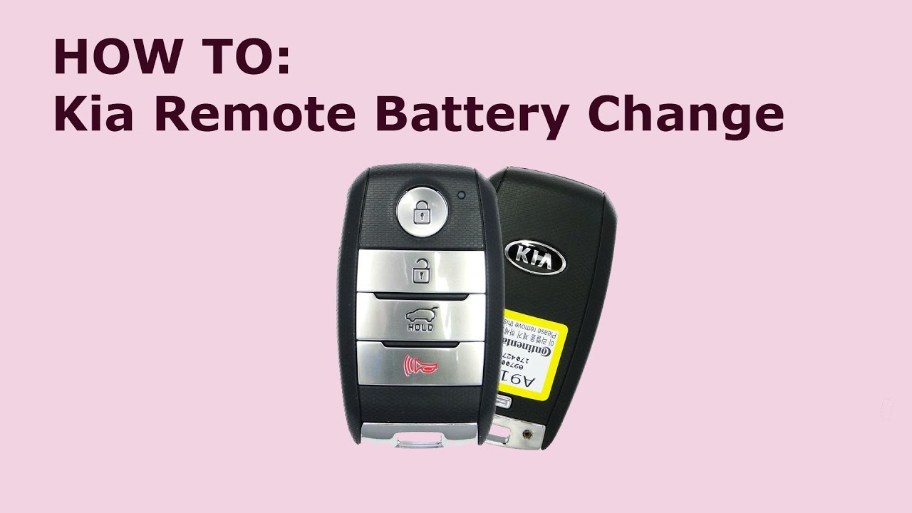 How to change Kia Smart Key Battery (FOB / Proximity)